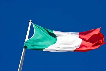 Italian Flag.の写真素材