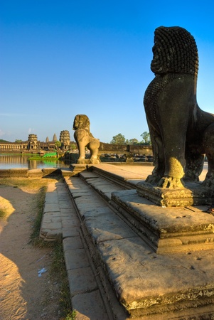 Angkor Wat Temple, Siem reap, Cambodia.の写真素材