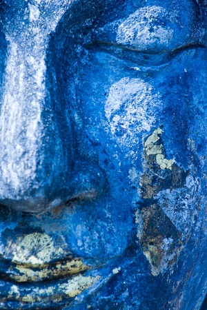 Buddha face, Sukhothai, Thailand.の写真素材