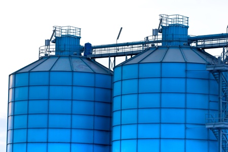 Power plant in Piombino port, Tuscany, Italy.の写真素材