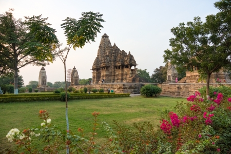 Temple in Khajuraho  Madhya Pradesh, India の写真素材