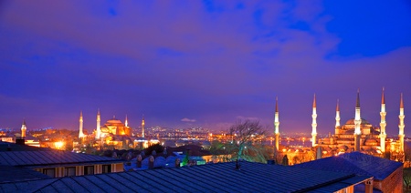 The Blue Mosque, (Sultanahmet Camii), Istanbul, Turkey.の写真素材