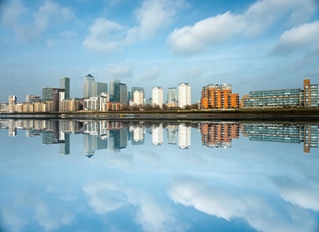 Canary Wharf, London, UKのeditorial素材
