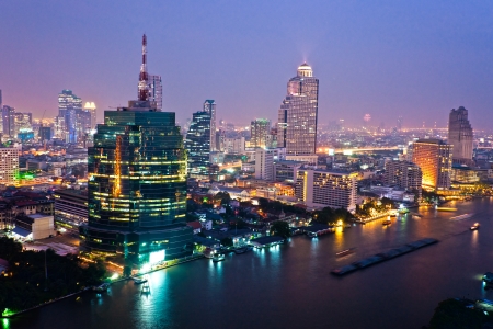 Bangkok skyline, Thailand.の写真素材