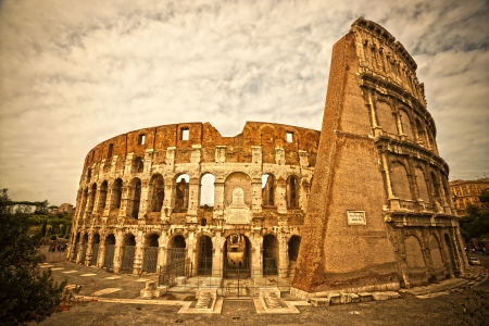 The Majestic Coliseum Amphitheater, Rome, Italy の写真素材
