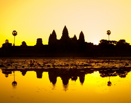 Angkor Wat Temple, Siem reap, Cambodia.の写真素材