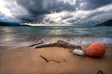 La Biodola beach, Elba island の写真素材