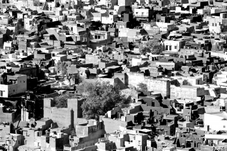 Jodhpur roof, The Blue City の写真素材