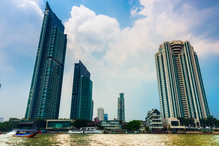 Bangkok skyline, Thailand.のeditorial素材