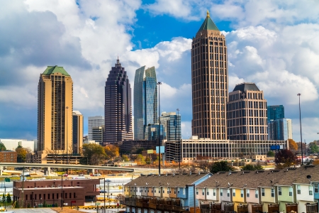 Skyline of downtown Atlanta, Georgia, USAのeditorial素材