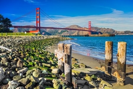 Golden Gate, San Francisco, California, USA.の写真素材