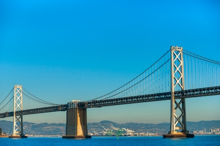 Bay bridge in San Francisco, California, USA.