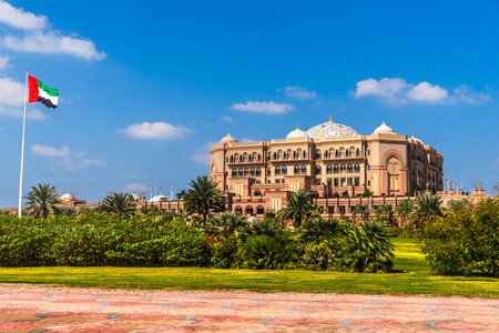 Emirates Palace, Abu Dhabi, United Arab Emiratesのeditorial素材