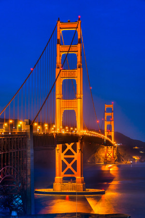 Golden Gate Bridge, San Francisco, California, USA.の写真素材