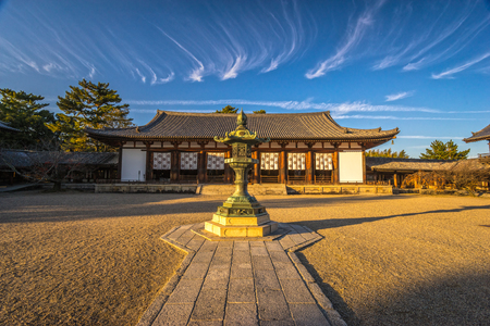 Horyu-ji Temple in Naraのeditorial素材