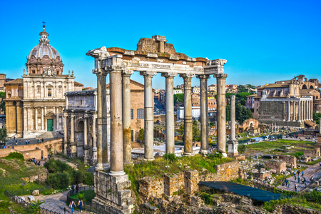 Roman Forum. Italy.の写真素材
