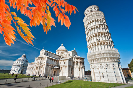 Pisa,The Leaning Tower. Tuscany, Italy.のeditorial素材