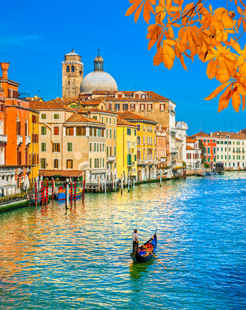 Venice, Canal Grande, Italyの写真素材