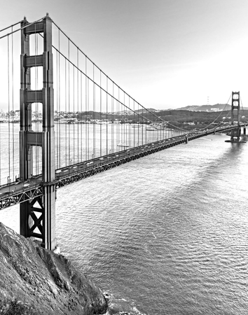 Golden Gate Bridge in San Francisco, California, USA.の写真素材