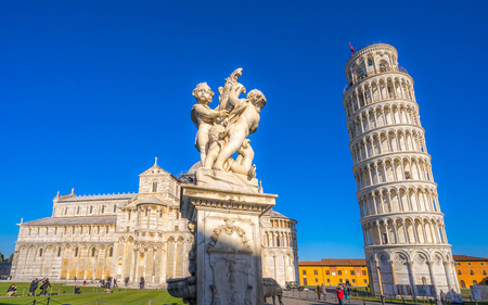 Pisa,The Leaning Tower. Tuscany, Italy.のeditorial素材