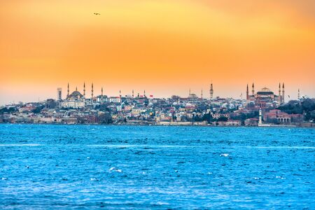 Istanbul view at sunset - Turkeyの写真素材