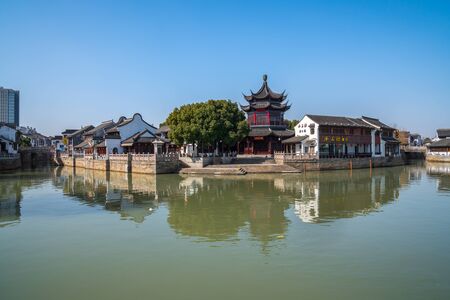 Suzhou,China-February 16, 2018: Suzhou, China, Famous for the beautiful garden, Unesco World Heritage site.のeditorial素材