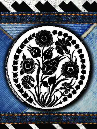 Baroque seamless vintage backgroundの写真素材