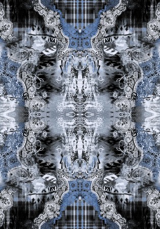 Abstract flower pattern leopard skin animal skin