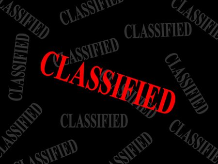 classified markingの写真素材