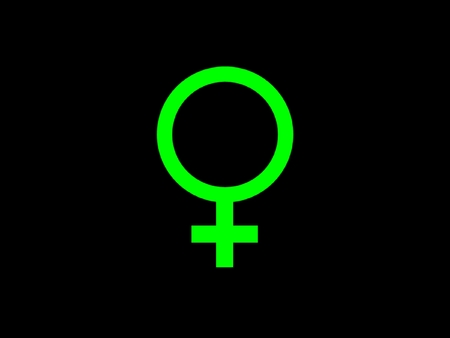 symbol female genderの写真素材