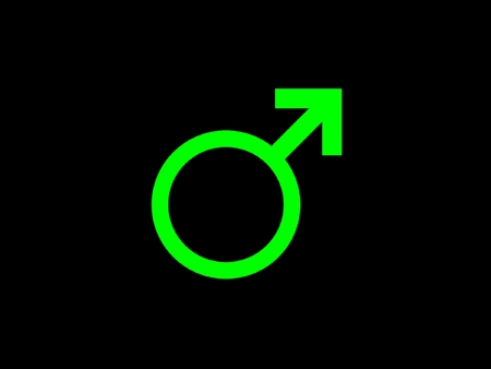 symbol male genderの写真素材