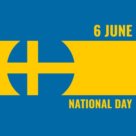 sweden national dayのイラスト素材