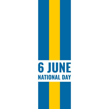 sweden national dayのイラスト素材