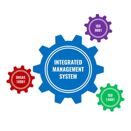 integrated management system conceptのイラスト素材