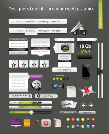 Web graphicsのイラスト素材