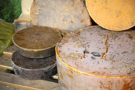Beekeeping. Products of livelihoods of bees. Beeswax, honeycomb, honey, pollen, propolis. Products...