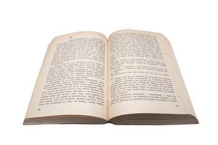 an image of opne old bookの写真素材