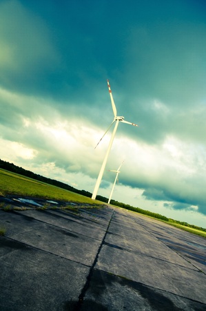 Wind turbineの写真素材