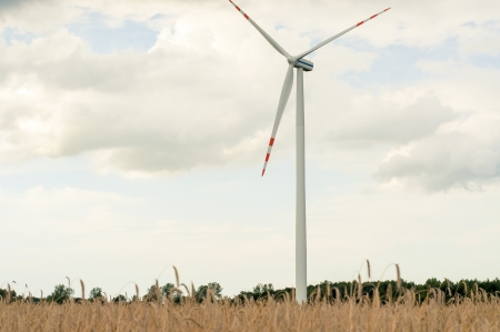 Windturbines in the summer time. の写真素材