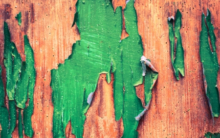 An image of old painted woodの写真素材