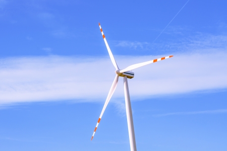 An image of windturbine of suny dayの写真素材