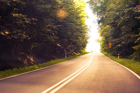 An image of highway road の写真素材