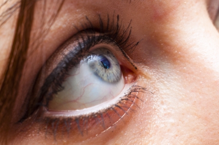 An image of female eye close upの写真素材