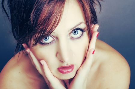 An image of young beautiful womanの写真素材