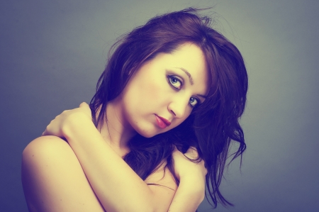 An image of young beautiful womanの写真素材