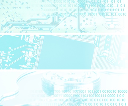 An image of microchip background - technology concept の写真素材