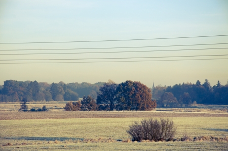 An image of high voltage lineの写真素材