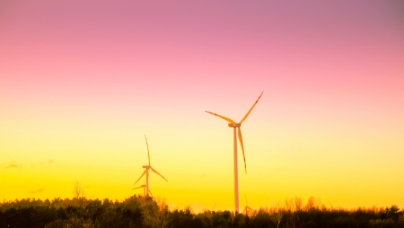 An image of Windturbine generatorの写真素材