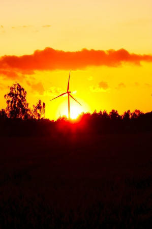 An image of wind farmの写真素材