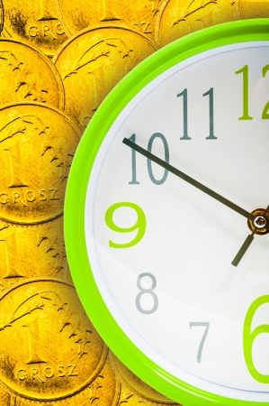 An image of business concept of time and moneyの写真素材
